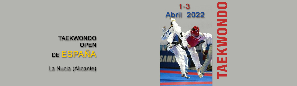 taekwondo open españa 2022 la nucia