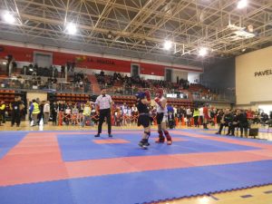 Deportistas en el Top Fighters Spanish Open Kickboxing de 2024 en La Nucia