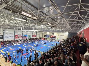 Pabellón Camilo Cano durante el Campeonato de España de Taekwondo 2023 en La Nucía
